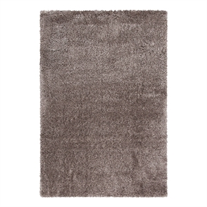 Safavieh Colorado Shag 5'-1&quot x 7'-6&quot Polyester Power Loomed Rug in Brown