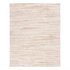 Safavieh Casablanca 9'-0&quot x 12'-0&quot Wool and Cotton Hand Woven Rug in Beige/Ivory
