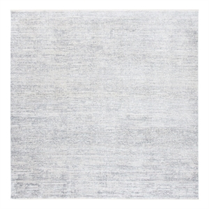 Safavieh Dream 500 6'-7&quot x 6'-7&quot Polyester Power Loomed Rug in Ivory / Gray