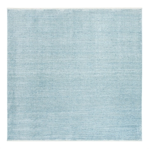 Safavieh Dream 500 6'-7&quot x 6'-7&quot Polyester Power Loomed Rug in Turquoise / Gray
