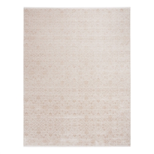 Safavieh Eclipse 100 9'-0&quot x 12'-0&quot Acrylic Power Loomed Rug in Beige/Light Gray