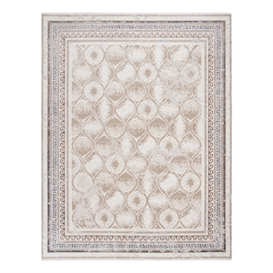 Safavieh Eclipse 100 9'-0&quot x 12'-0&quot Acrylic Power Loomed Rug in Beige / Brown