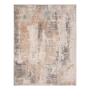 Safavieh Eclipse 100 9'-0&quot x 12'-0&quot Acrylic Power Loomed Rug in Beige / Brown