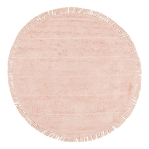 Safavieh Easy Care 6'-0&quot x 6'-0&quot Cotton Hand Woven Rug in Pink