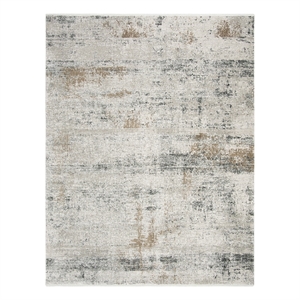 Safavieh Eclipse 200 8'-0&quot x 10'-0&quot Acrylic PPower Loomed Rug in Beige / Gray