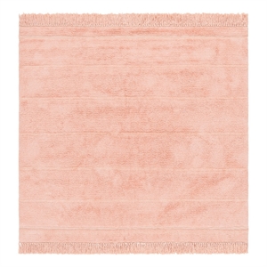 Safavieh Easy Care 6'-0&quot x 6'-0&quot Cotton Hand Woven Rug in Pink