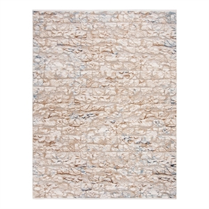 Safavieh Eclipse 100 8'-0&quot x 10'-0&quot Acrylic Power Loomed Rug in Beige/Light Gray