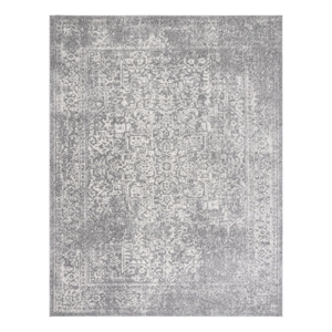 Safavieh Evoke 12'-0&quot x 18'-0&quot Power Loomed Rug in Silver / Ivory