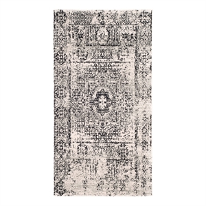 Safavieh Evoke 2'-2&quot x 4'-0&quot Power Loomed Rug in Ivory / Black