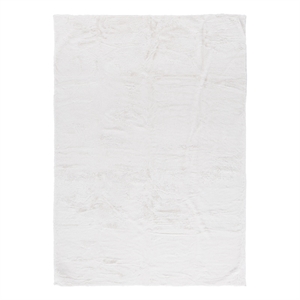 Safavieh Faux Fur Rug 3'-0&quot x 5'-0&quot Polyester Power Loomed Rug in Ivory