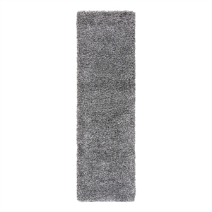Safavieh Evolution Shag 500 2'-2&quot x 8'-0&quot Jute Power Loomed Rug in Dark Gray