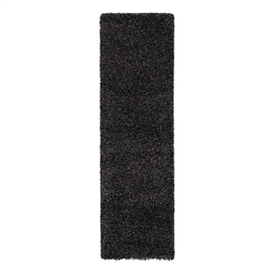 Safavieh Evolution Shag 500 2'-2&quot x 8'-0&quot Jute Power Loomed Rug in Charcoal