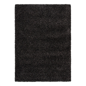 Safavieh Evolution Shag 500 5'-3&quot x 7'-6&quot Jute Power Loomed Rug in Charcoal