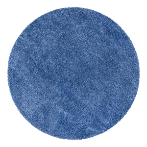 Safavieh Evolution Shag 500 6'-7&quot x 6'-7&quot Jute Power Loomed Rug in Blue