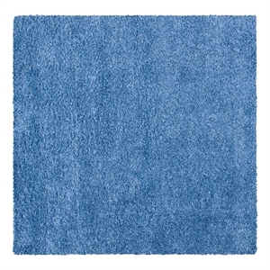 Safavieh Evolution Shag 500 6'-7&quot x 6'-7&quot Jute Power Loomed Rug in Blue
