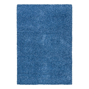 Safavieh Evolution Shag 500 9'-0&quot x 12'-0&quot Jute Power Loomed Rug in Blue