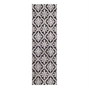 Safavieh Easy Care 2'-6&quot x 8'-0&quot Hand Hooked Rug in Black
