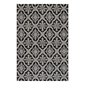Safavieh Easy Care 5'-0&quot x 8'-0&quot Hand Hooked Rug in Black