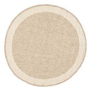 Safavieh Easy Care 6'-0&quot x 6'-0&quot Hand Hooked Rug in Natural