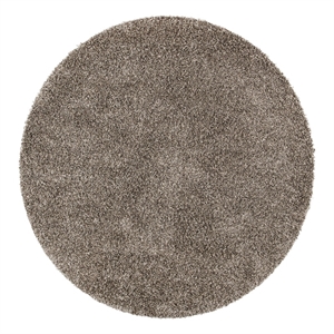 Safavieh Evolution Shag 500 6'-7&quot x 6'-7&quot Jute Power Loomed Rug in Brown