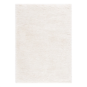 Safavieh Flokati Shag 900 5'-3&quot x 7'-6&quot Polyester Power Loomed Rug in Ivory
