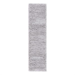 Safavieh Flokati Shag 900 2'-3&quot x 8'-0&quot Polyester Power Loomed Rug in Silver