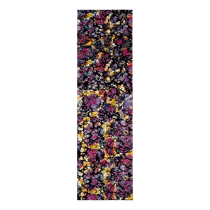 Safavieh Fiesta Shag 2'-3&quot x 8'-0&quot Power Loomed Rug in Lavender / Multi-Color