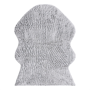 Safavieh Faux Sheep Skin 6'-0&quot x 9'-0&quot Acrylic Power LoomedRug in Light Gray