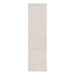 Safavieh Global 2'-2&quot x 8'-0&quot Power Loomed Rug in Beige / Ivory