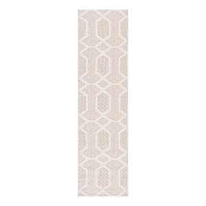 Safavieh Global 2'-2&quot x 8'-0&quot Power Loomed Rug in Beige / Ivory