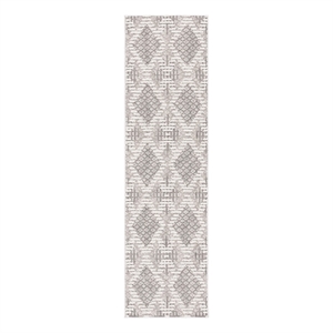 Safavieh Global 2'-2&quot x 8'-0&quot Power Loomed Rug in Gray / Ivory