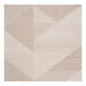 Safavieh Global 6'-7&quot x 6'-7&quot Power Loomed Rug in Beige / Ivory