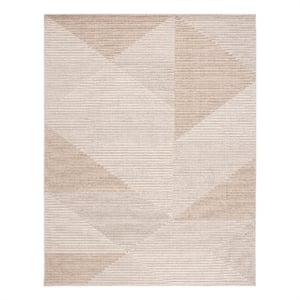 Safavieh Global 8'-0&quot x 10'-0&quot Power Loomed Rug in Beige / Ivory