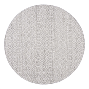 Safavieh Global 6'-7&quot x 6'-7&quot Power Loomed Rug in Gray / Ivory