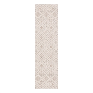 Safavieh Global 2'-2&quot x 8'-0&quot Power Loomed Rug in Beige / Ivory