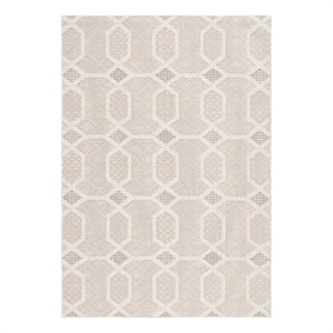 Safavieh Global 9'-0&quot x 12'-0&quot Power Loomed Rug in Beige / Ivory