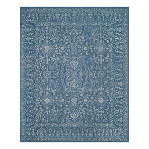 Safavieh Glamour 8'-0&quot x 10'-0&quot Wool Hand Tufted Rug in Gray / Blue