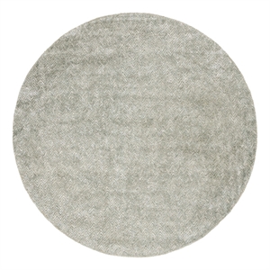 Safavieh Glamour 6'-0&quot x 6'-0&quot Wool and Cotton Hand Tufted Rug in Green / Ivory