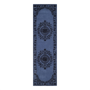 Safavieh Glamour 2'-3&quot x 8'-0&quot Wool Hand Tufted Rug in Purple