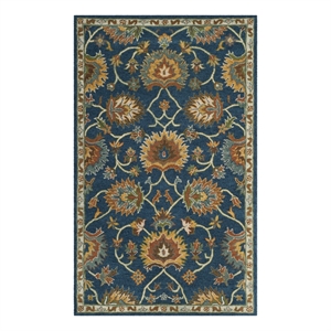 Safavieh Heritage 2'-0&quot x 3'-0&quot Wool Hand Tufted Rug in Navy