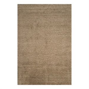 Safavieh Himalaya 6'-0&quot x 9'-0&quot Wool and Cotton Hand Loomed Rug in Brown