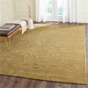 Safavieh Himalaya 8'-0&quot x 10'-0&quot Wool and Cotton Hand Loomed Rug in Green