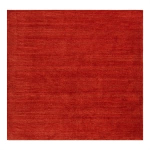 Safavieh Himalaya 6'-0&quot x 6'-0&quot Wool and Cotton Hand Loomed Rug in Red
