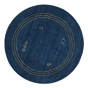 Safavieh Himalaya 6'-0&quot x 6'-0&quot Wool Hand Loomed Rug in Blue / Multi-Color