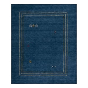 Safavieh Himalaya 8'-0&quot x 10'-0&quot Wool Hand Loomed Rug in Blue / Multi-Color