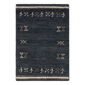 Safavieh Himalaya 3'-0&quot x 5'-0&quot Wool Hand Loomed Rug in Charcoal