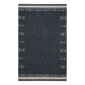 Safavieh Himalaya 5' X 8' Wool Hand Loomed Rug in Charcoal