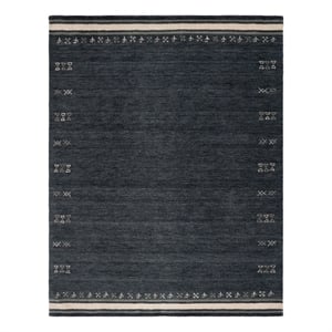 Safavieh Himalaya 8'-0&quot x 10'-0&quot Wool Hand Loomed Rug in Charcoal