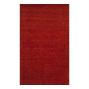 Safavieh Himalaya 4'-0&quot x 6'-0&quot Wool and Cotton Hand Loomed Rug in Red