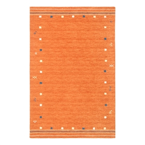 Safavieh Himalaya 5'-0&quot x 8'-0&quot Wool Hand Loomed Rug in Rust